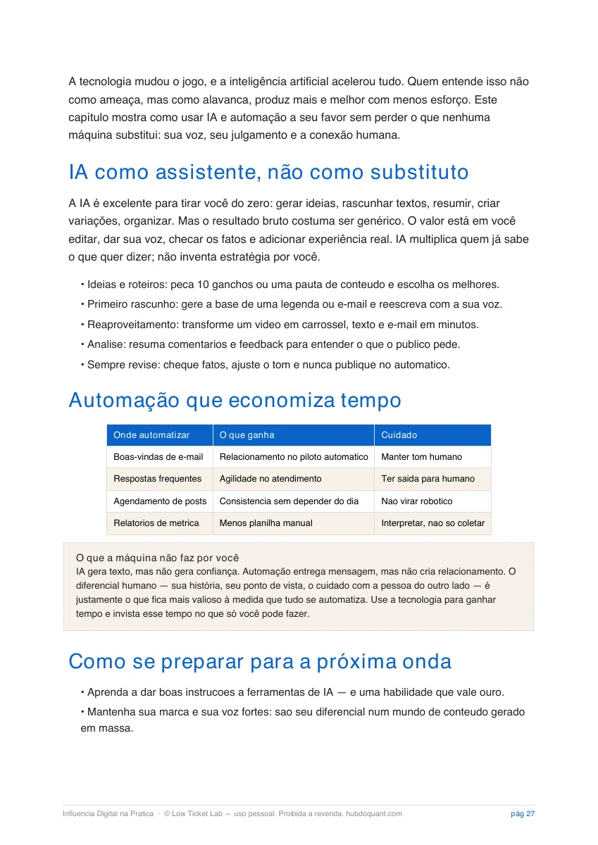 IA e automação, referência visual apresentada no guia